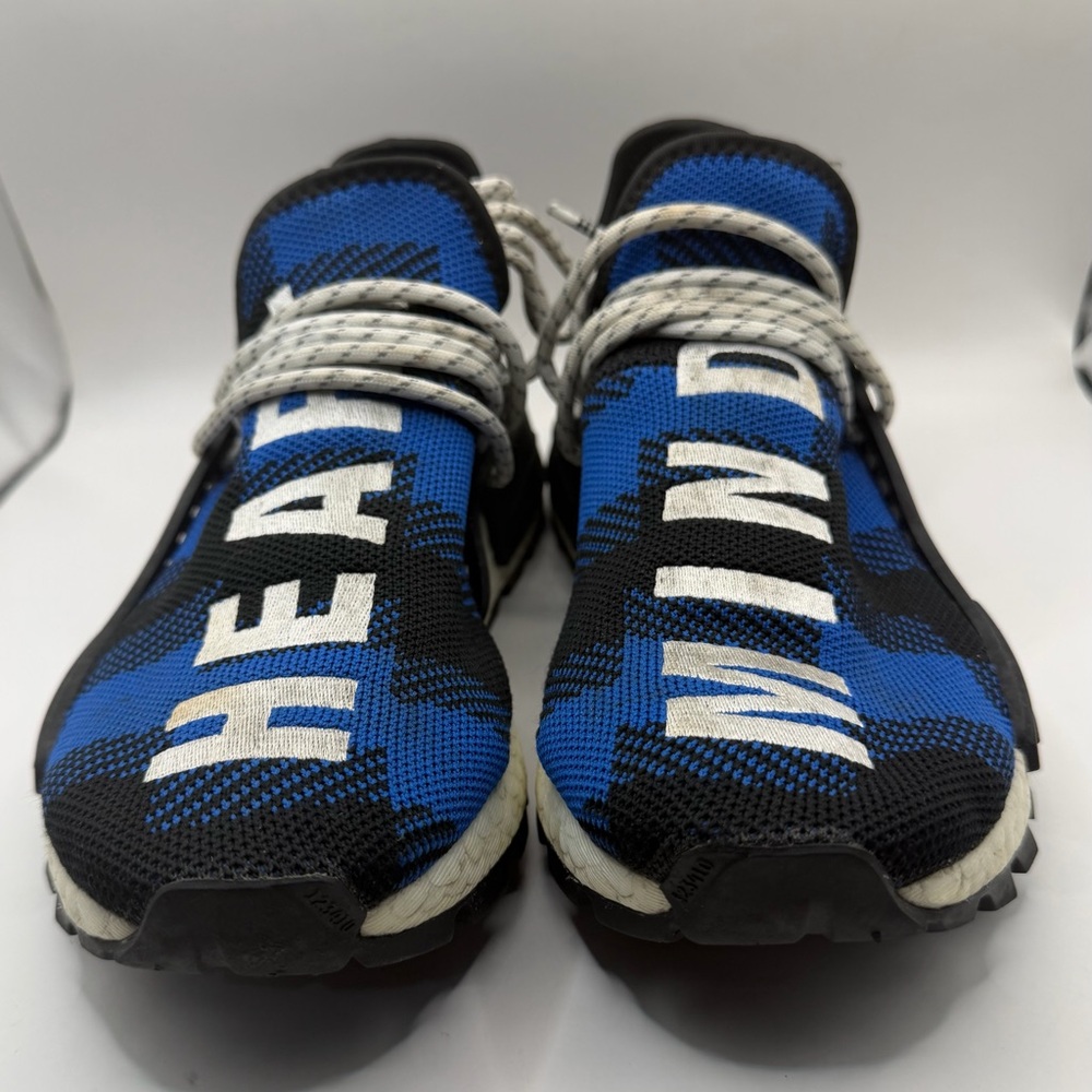 2019 Adidas NMD Hu Pharrell X Billionare Boyz Club Plaid Size 5 EF7387